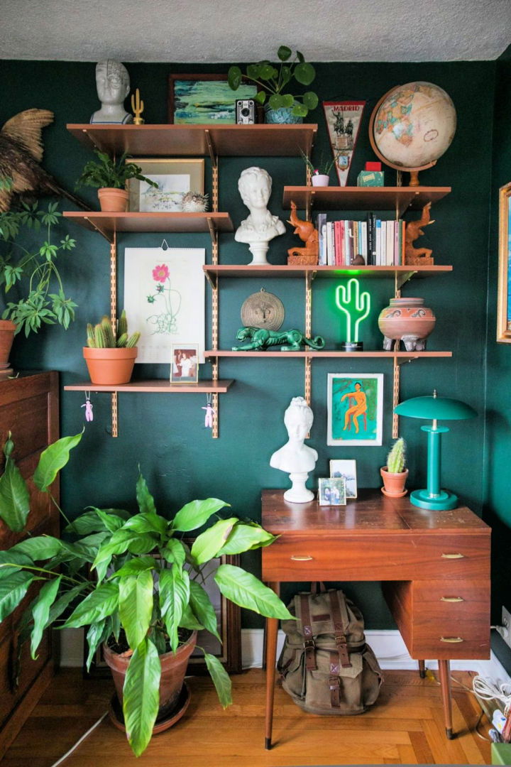 MCM Wall Mounted Track Shelving