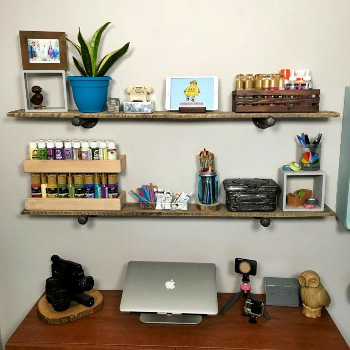 Make Shelf Out Of Pallet