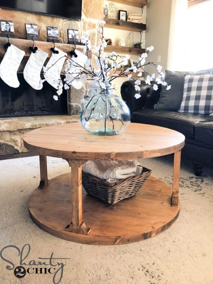 Make a Small Round Coffee Table