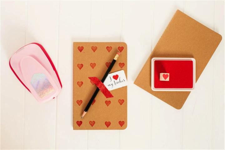 Make a Valentines Day Journal for Teachers