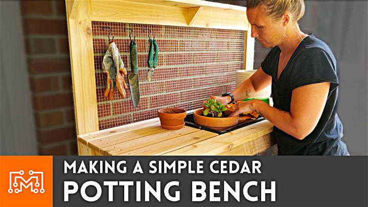 Making a Ceadr Potting Bench