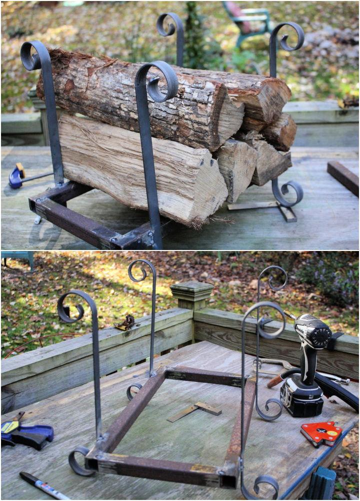 Metal Firewood Rack