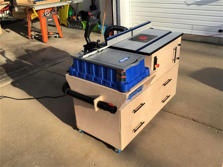 Mobile Router Table Combo