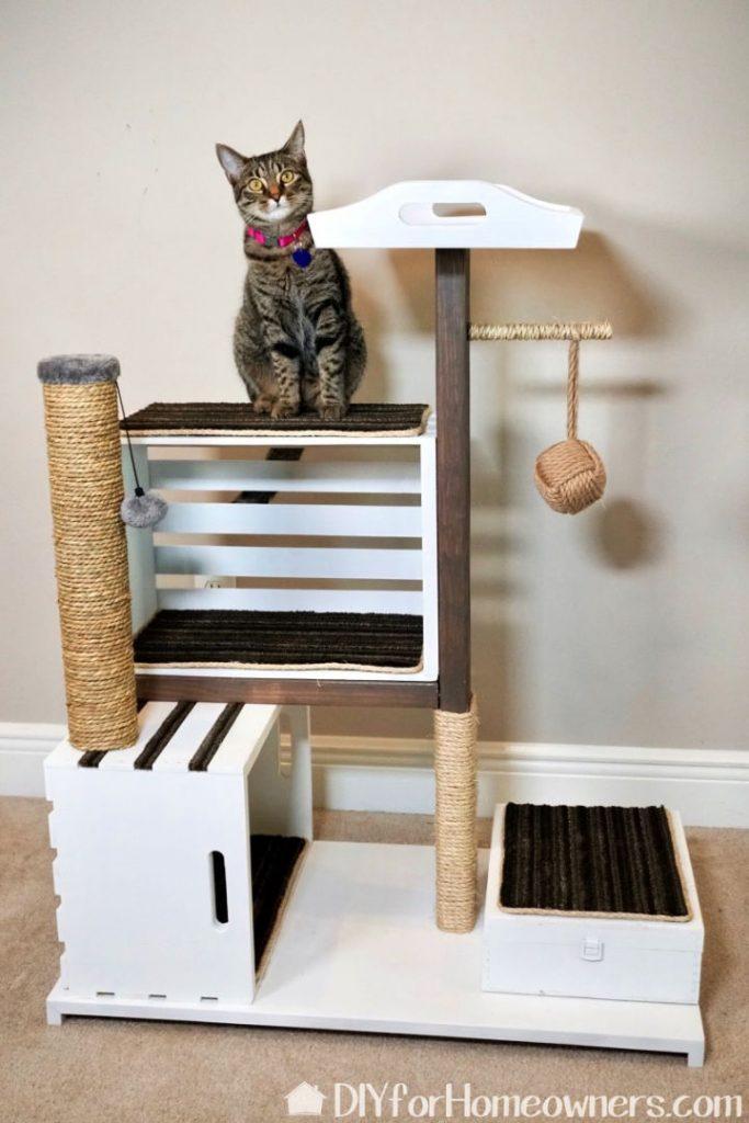 25 Free DIY Cat Tree Plans with Detailed Instructions - Blitsy