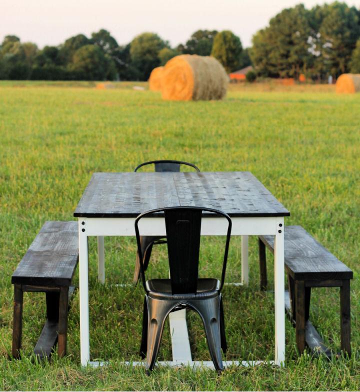 Modern DIY Farmhouse Table