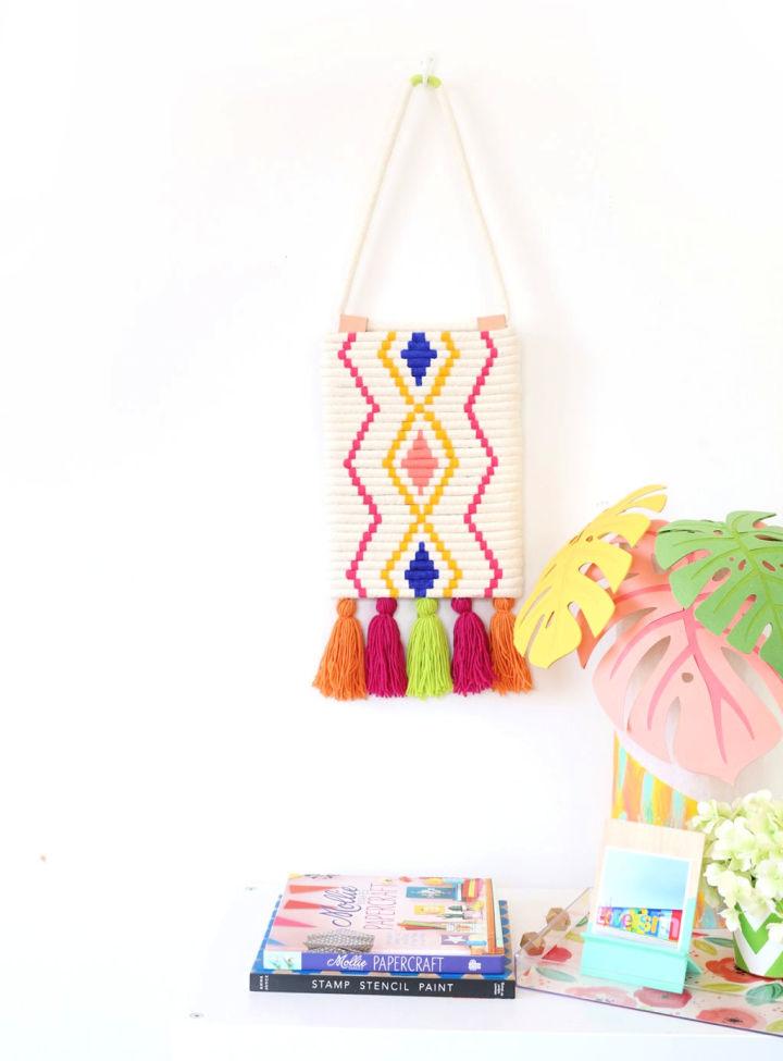 Modern Painted Rope Wall Decor