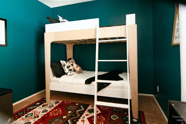 Modern Plywood Bunk Bed