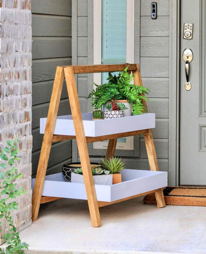 Modern a Frame Plant Stand