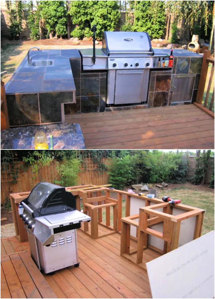 Outdoor Kitchen and BBQ Island