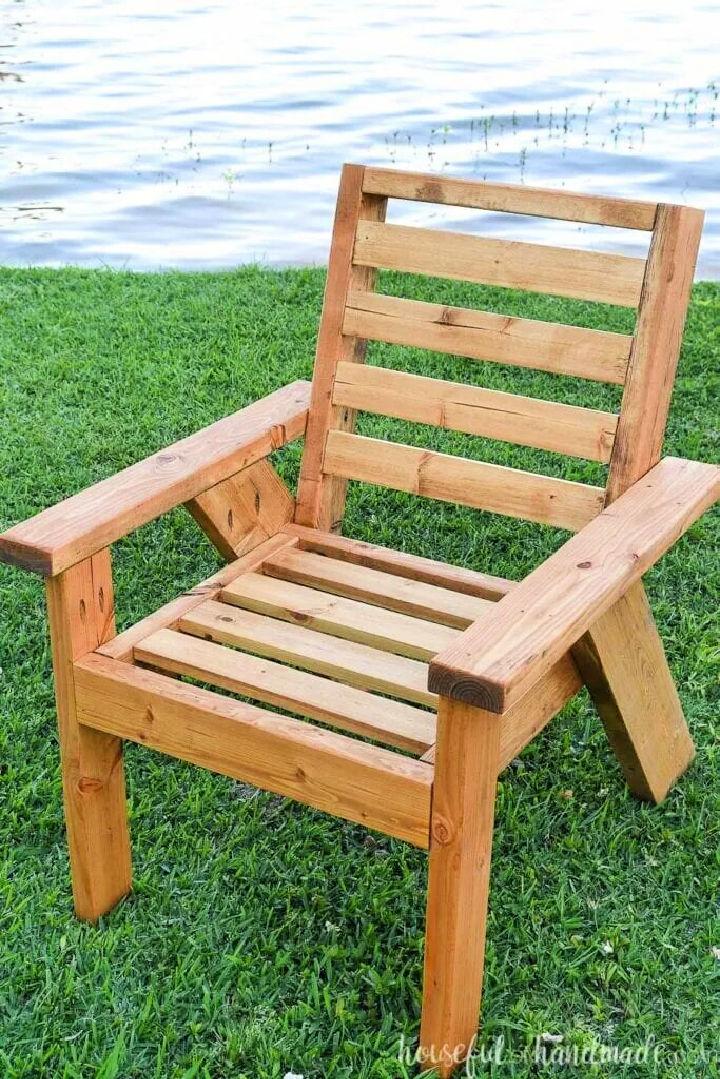 Plan de sillón al aire libre