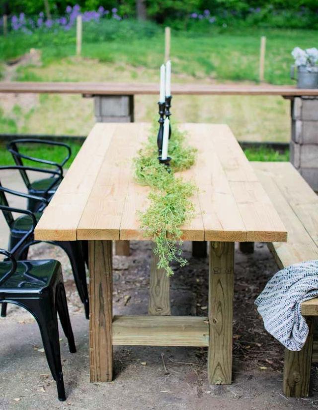 Outdoor Rectangular Patio Table