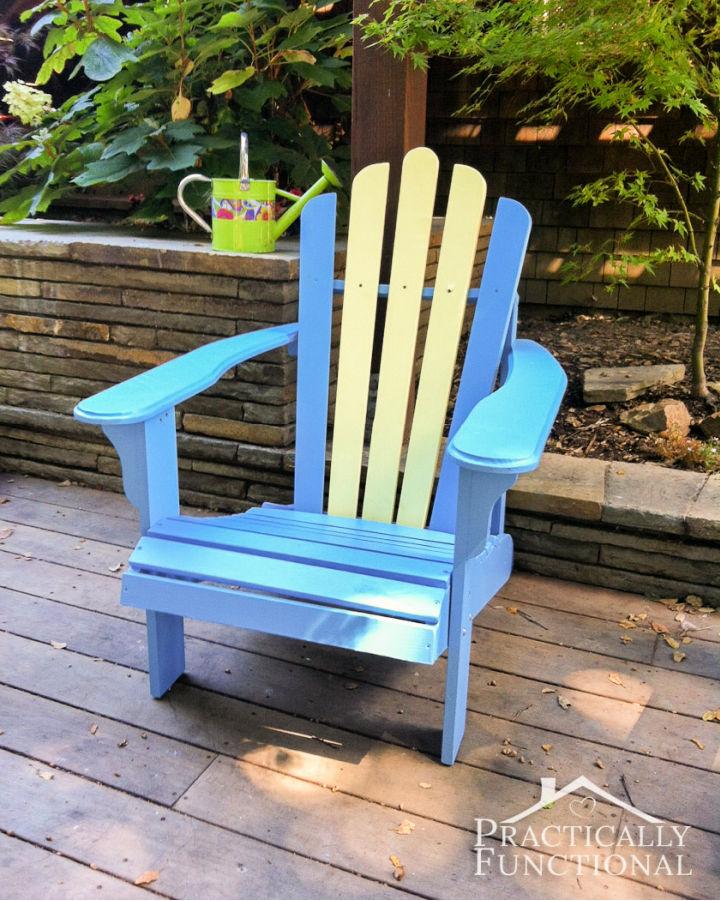 Painting Wooden Adirondack Chair