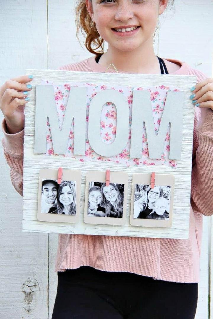 Pallet Picture Frame - Creative Mothers Day Gift