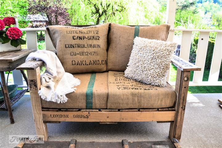 Pallet Wood Oversized Chair