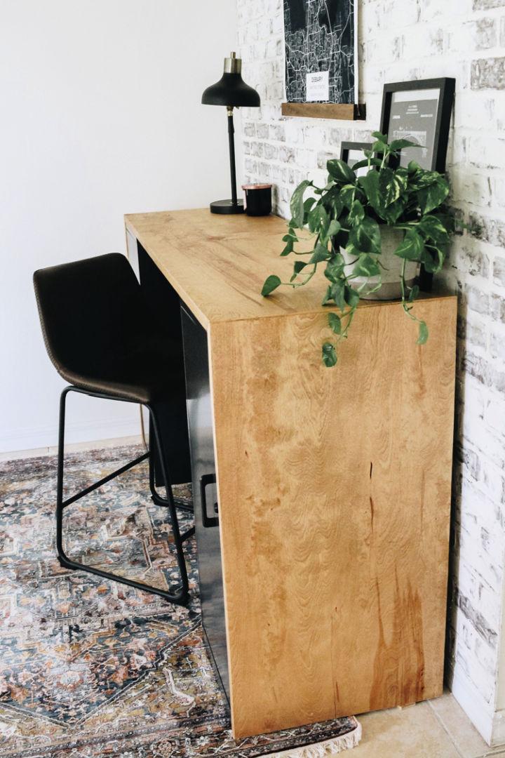 Plywood Computer Desk For Home