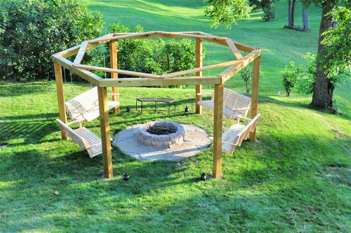 Porch Swing Fire Pit