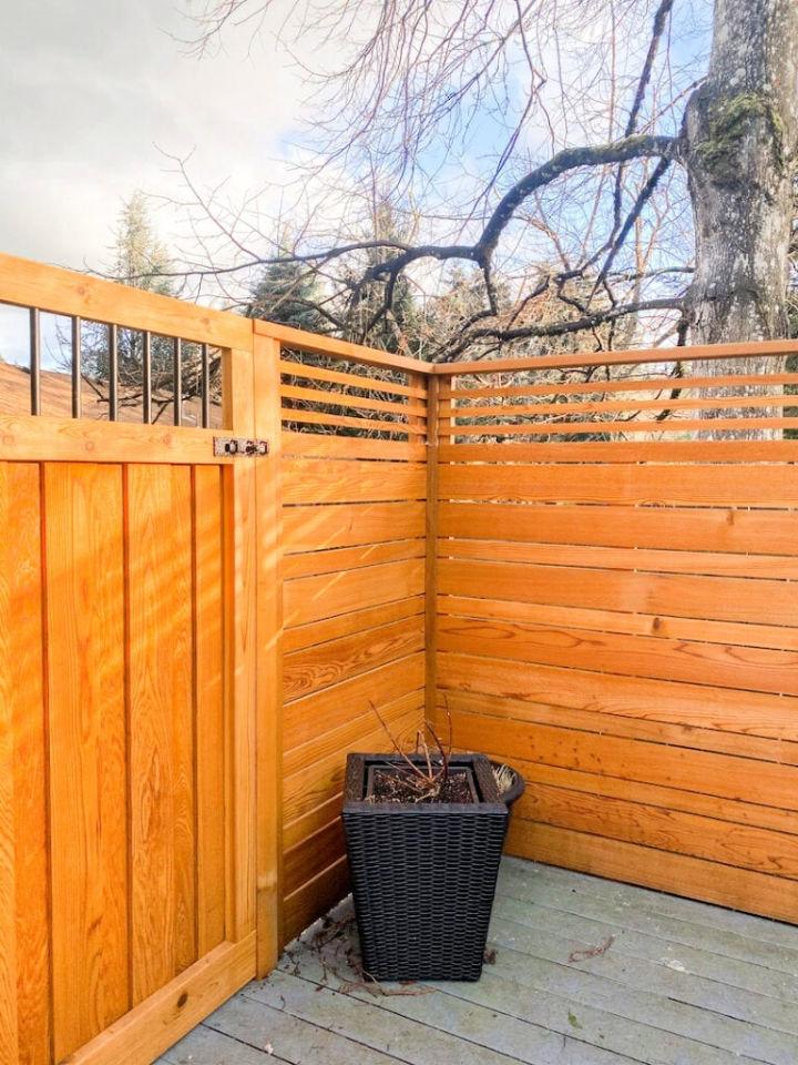 Privacy Fence Plan