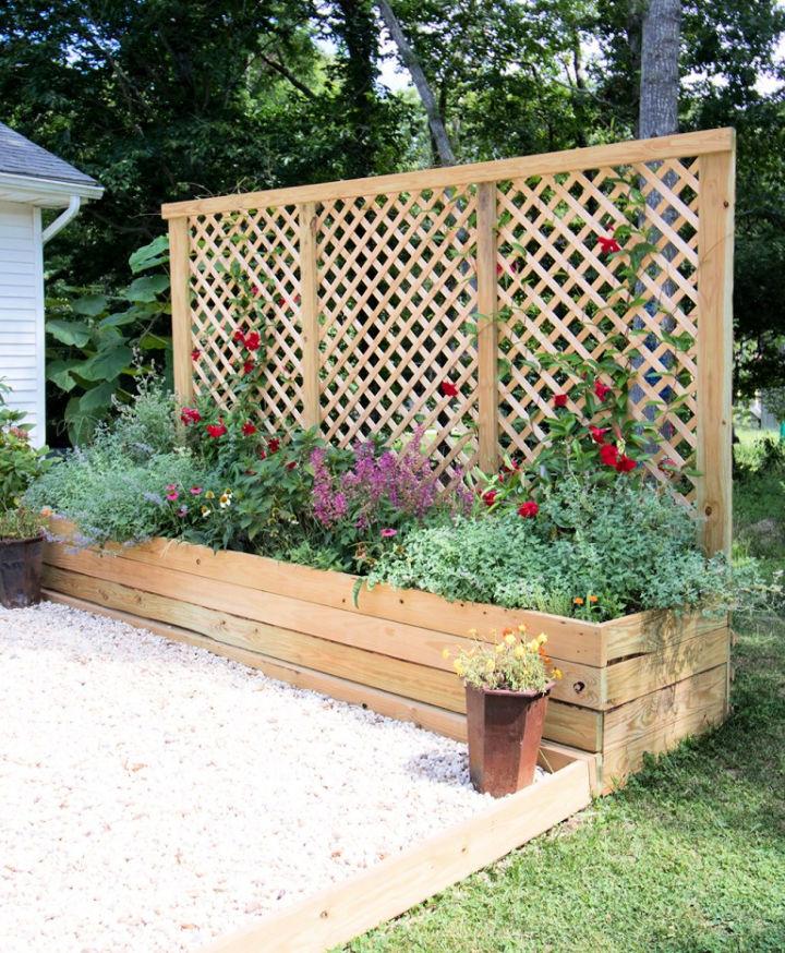 Privacy Screen with Planter