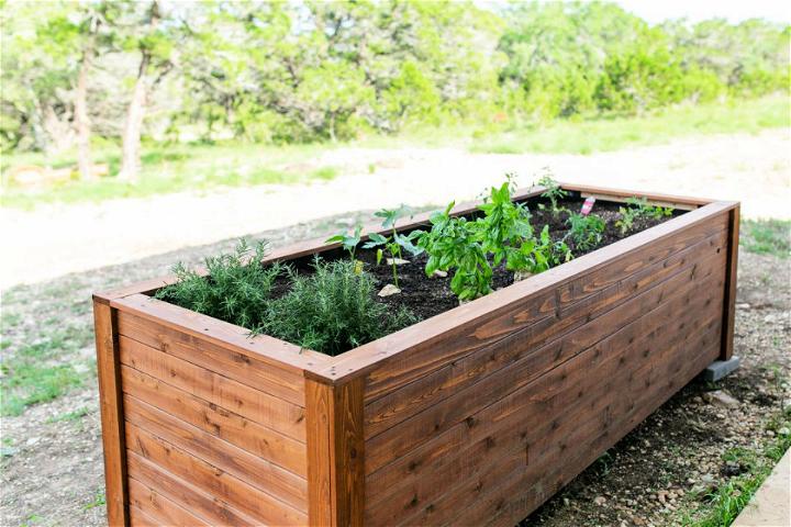 Raised Garden Bed with Drawers