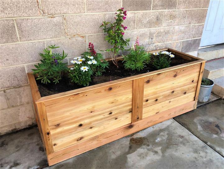 40 Free Diy Planter Box Plans With, Patio Planter Box Plans