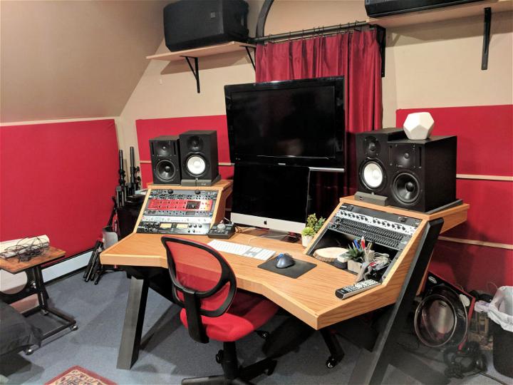 Recording Studio Custom Desk