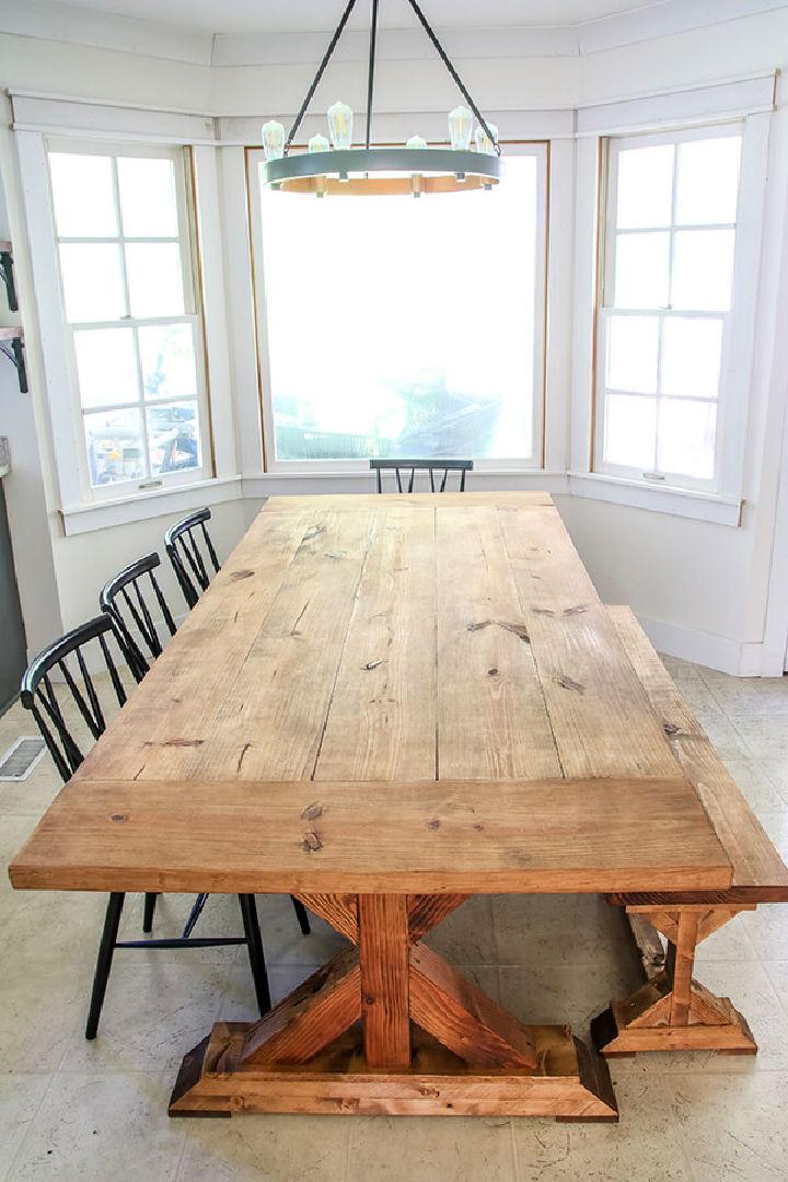Restoration Hardware Inspired Long Dining Table