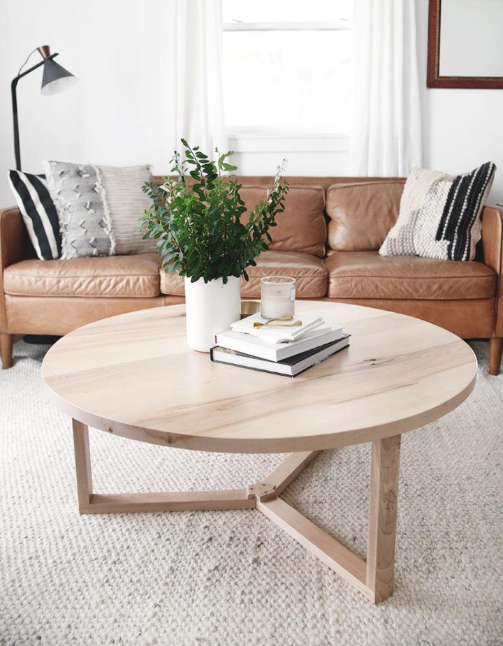 Round Coffee Table for Living Room