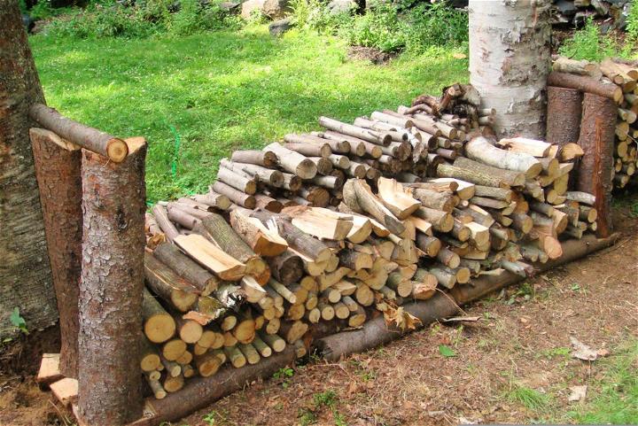 Rustic Firewood Rack