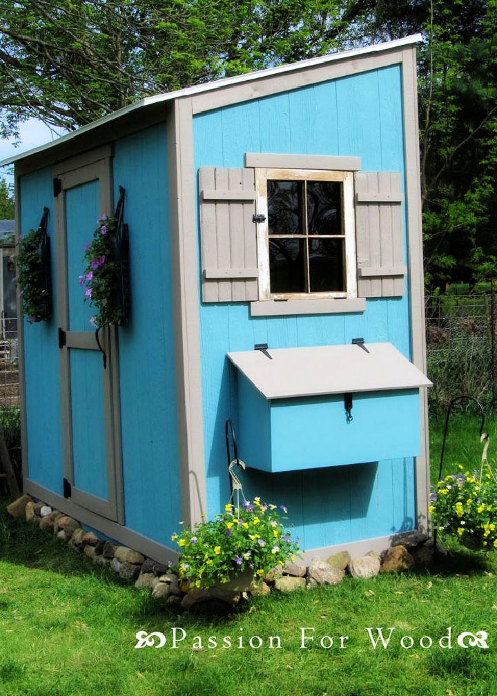 Shed Chicken Coop For 12 Chickens