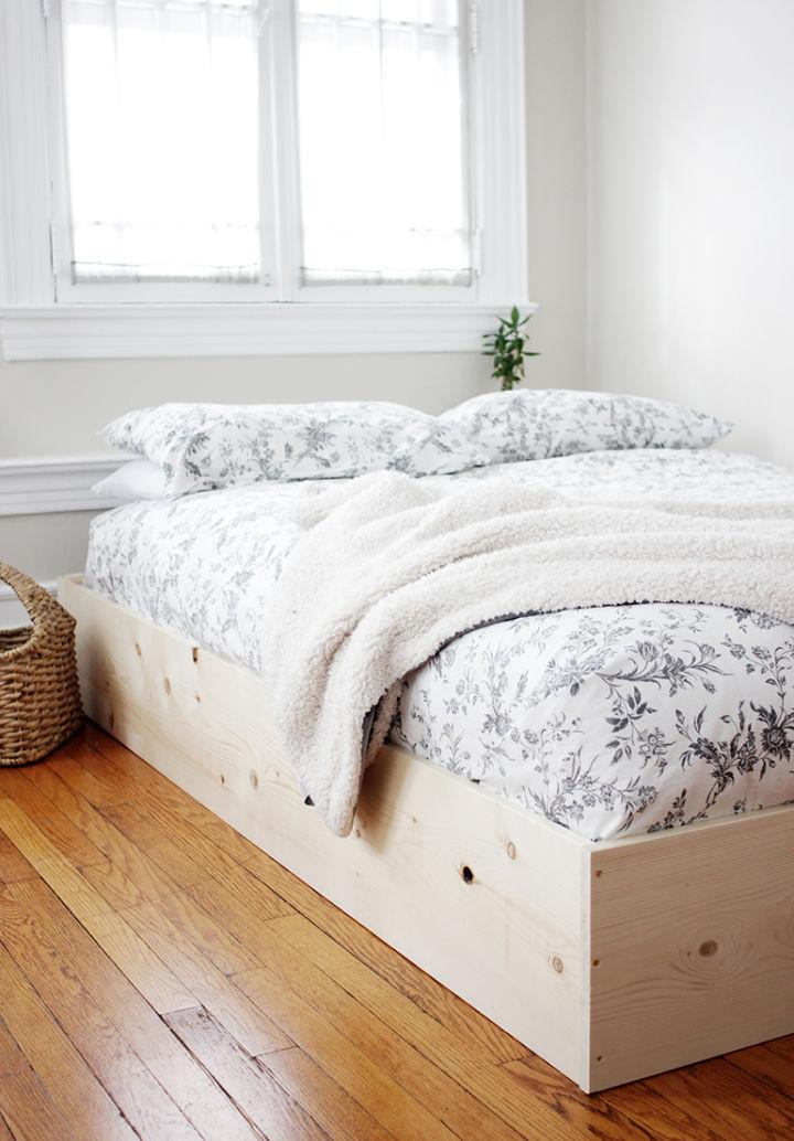 Simple Low Bed Frame