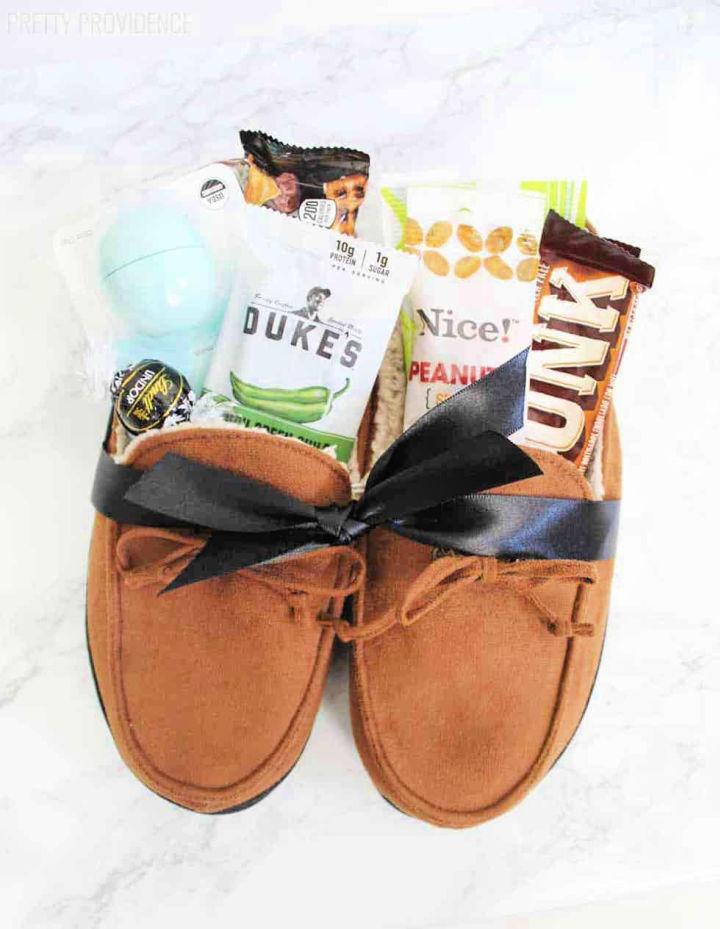 Slippers Gift Basket for Dad