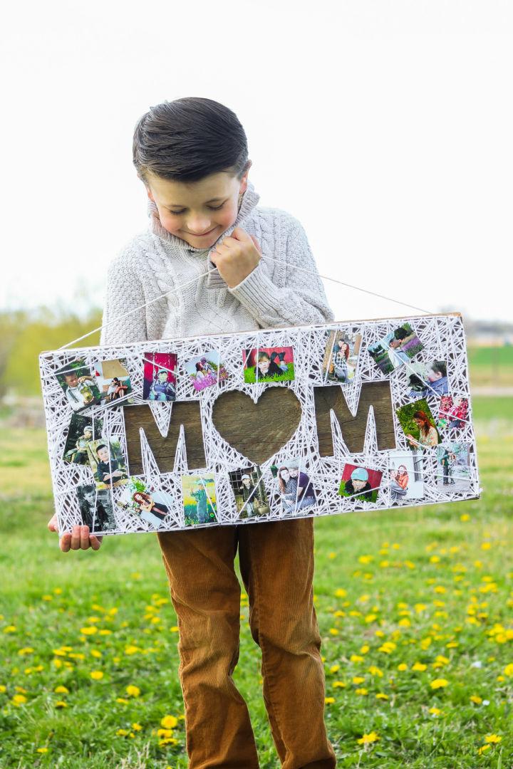 String Art Great Mothers Day Gift Idea
