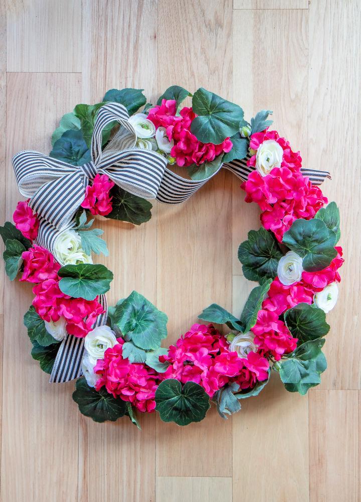 Summer Hydrangea Wreath