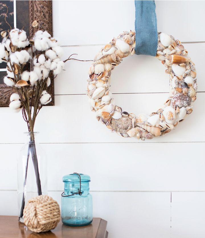 Summer Seashell Wreath