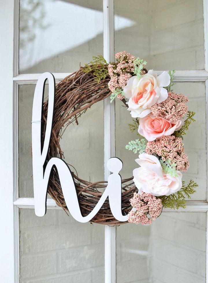 Summer Wreath for Front Porch