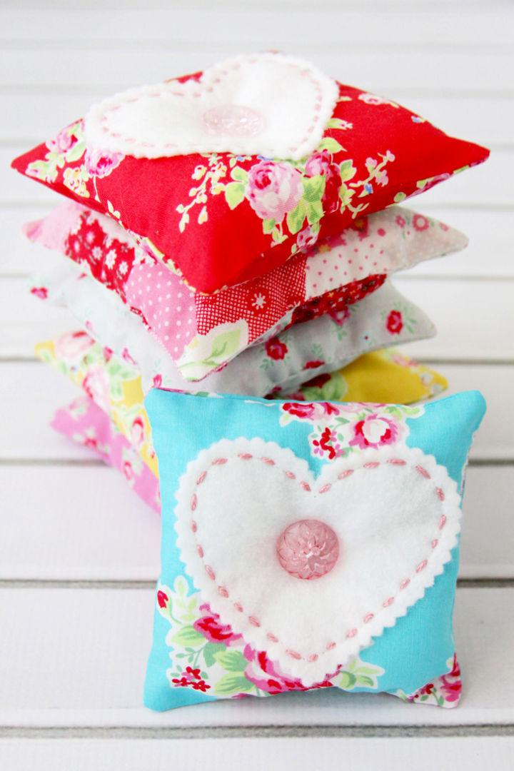 Sweet Fabric and Felt Lavender Sachets