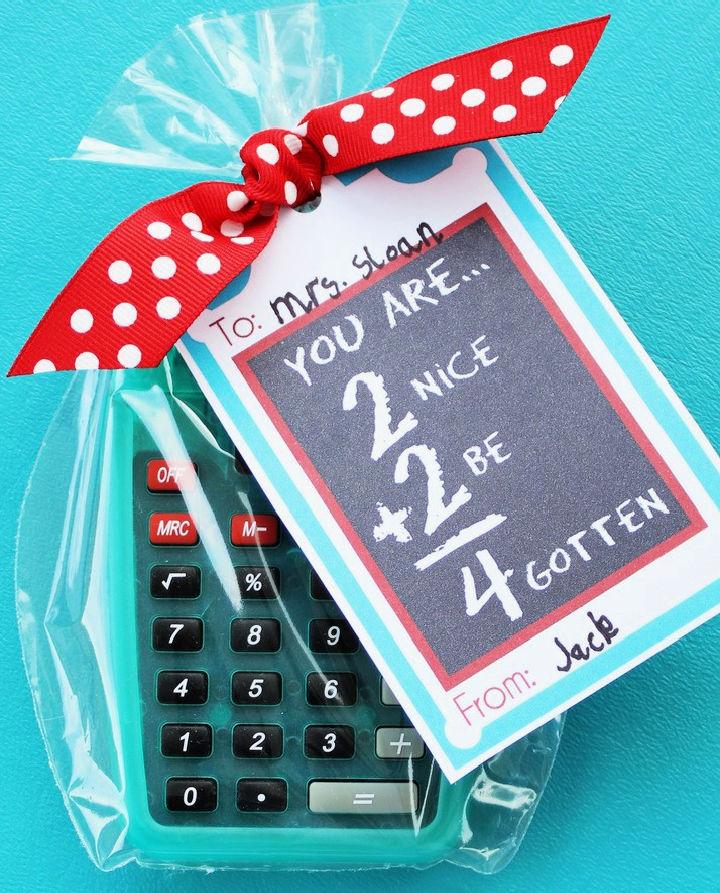 Teacher Appreciation Calculator Gift