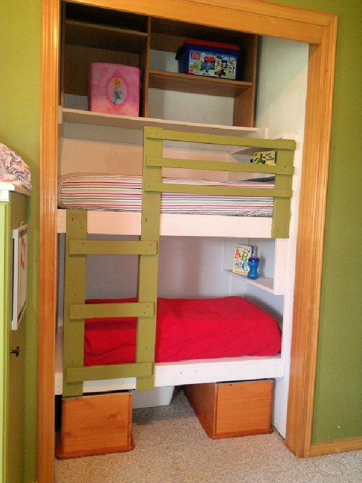 Unique Built in Bunk Bed