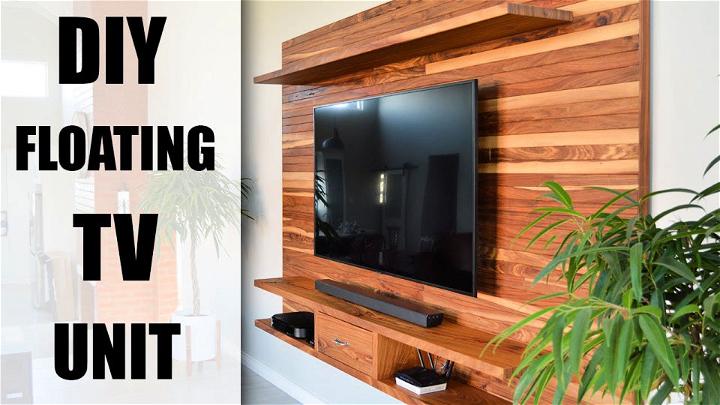 Unique Floating TV Wall Unit