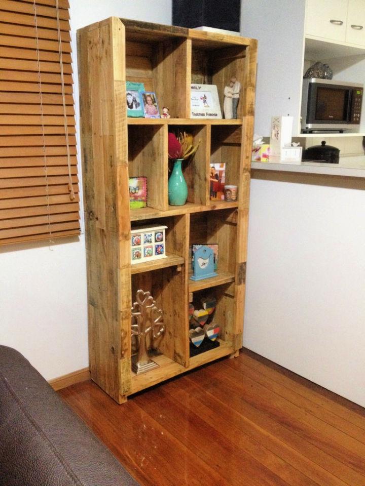 Wooden Pallet Shelves