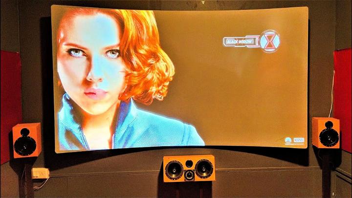 100 Inch Curved Projector Screen