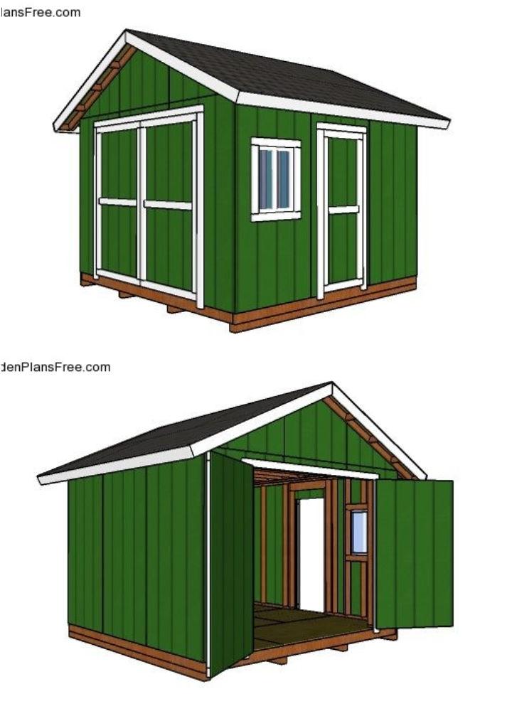 12 X 12 Gable Shed