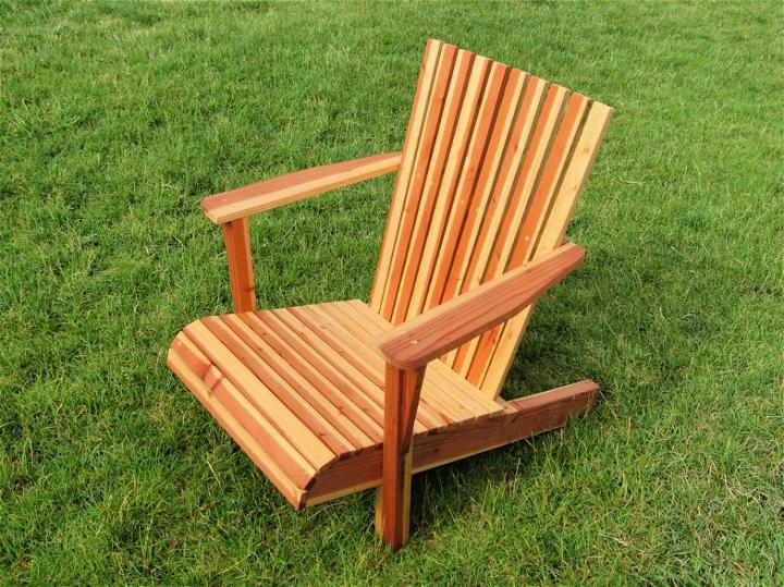 Adirondack Chair From One Board