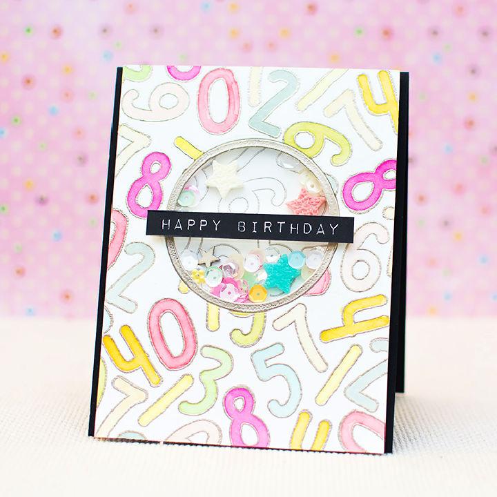 Best Happy Birthday Shaker Card