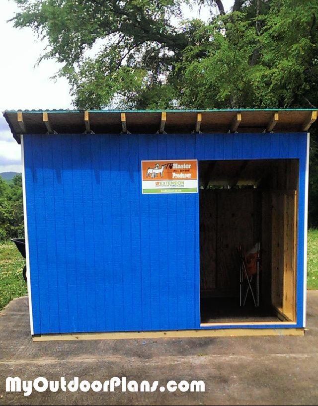 Build a 8x10 Goat Shed