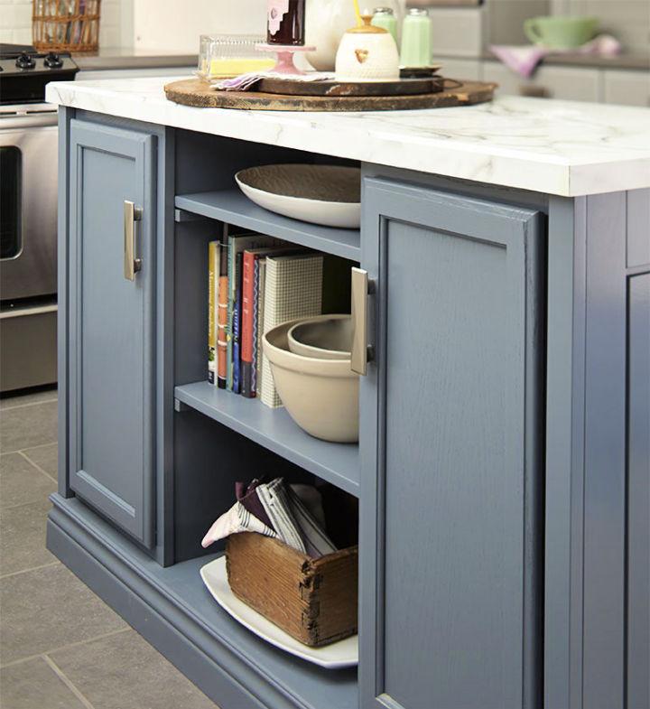 Build a Kitchen Island from Stock Cabinets