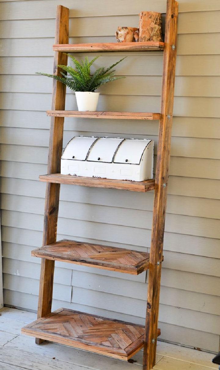 Build a Leaning Ladder Shelf