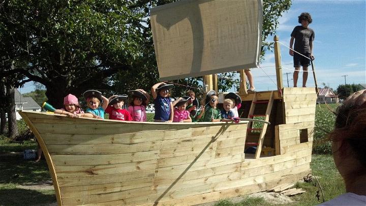 Build a Pirate Ship Playhouse