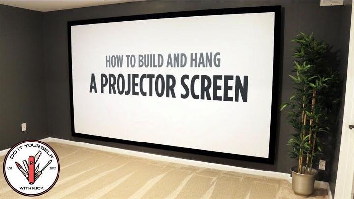 Building a Hang Projector Screen