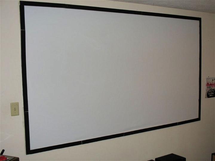 Cheap DIY Projector Screen for Under $30